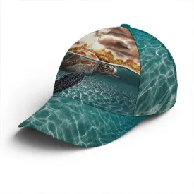 Sea Turtle Ocean Theme Baseball Cap Coolspod