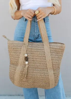 Seashore Straw Beach Tote