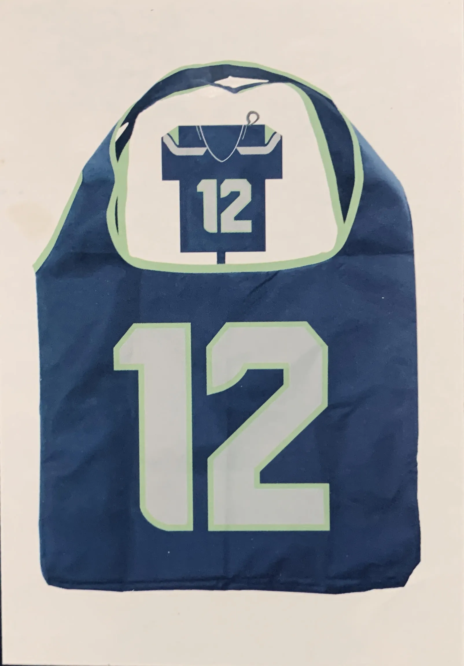 Seattle Seahawks Reusable Shopping Bag In Pouch