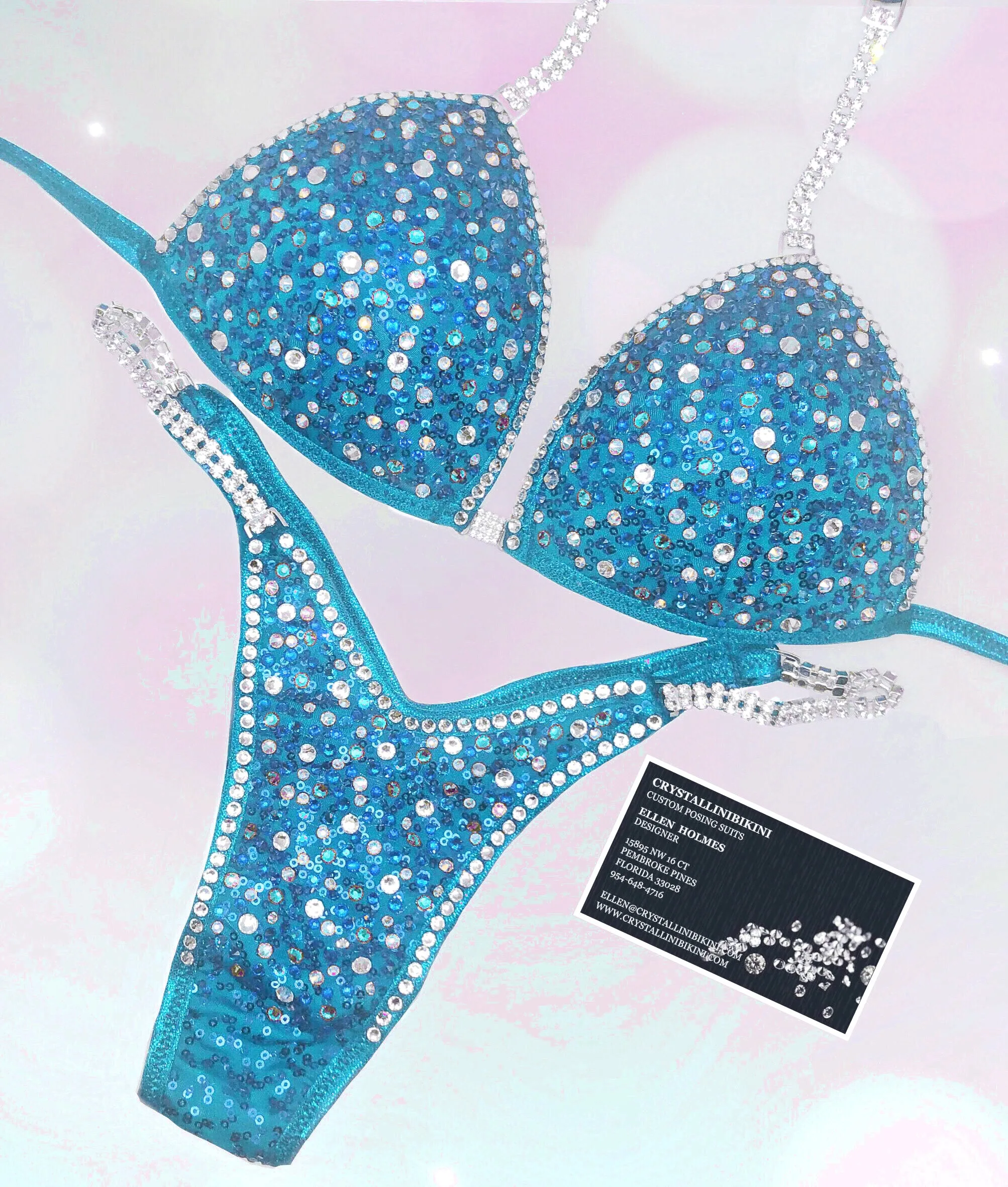 Sequin Princess competition bikini