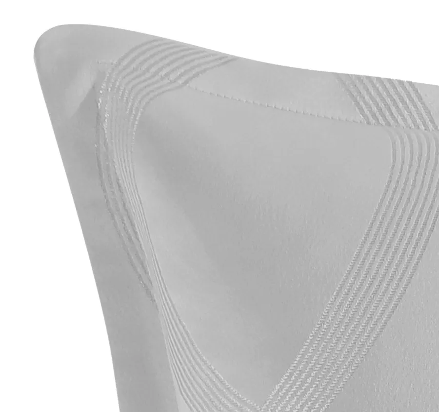 Seville European Pillowcase Silver