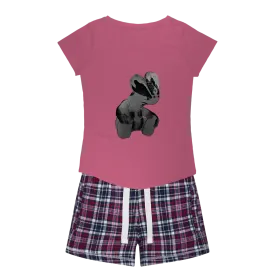 Shamrock Women's Sleepy Tee and Flannel Short