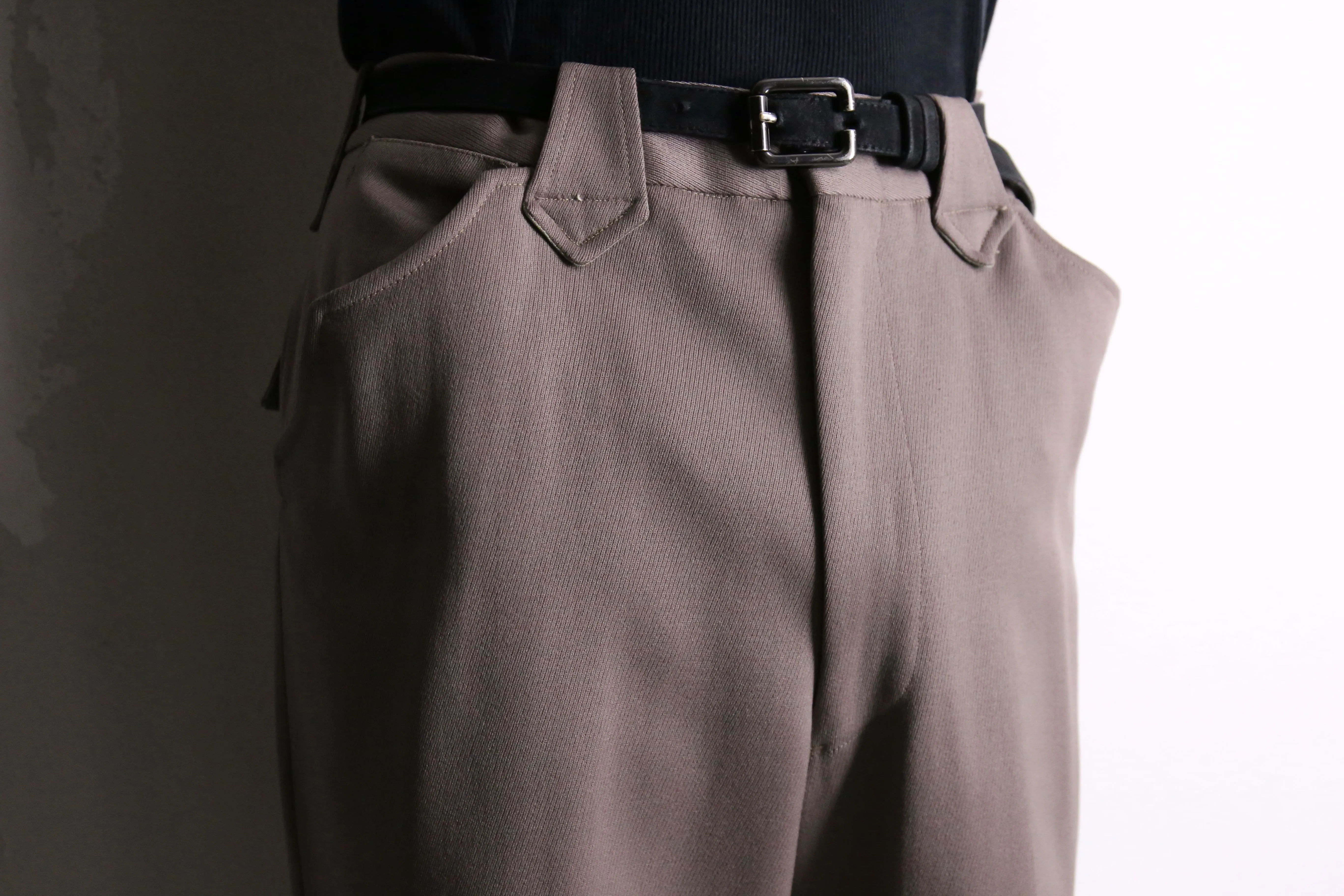 shiny light brown color western dress pants