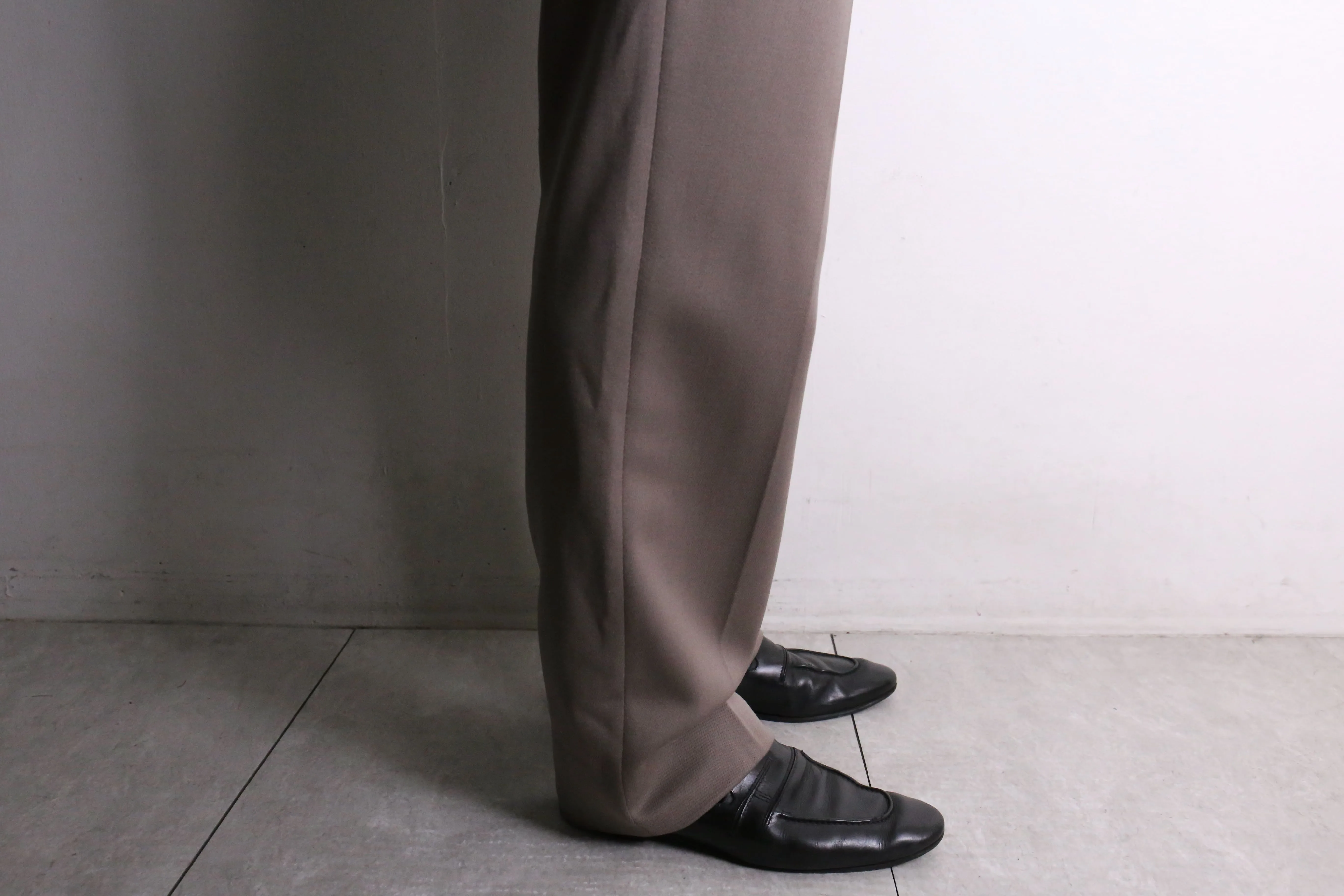 shiny light brown color western dress pants