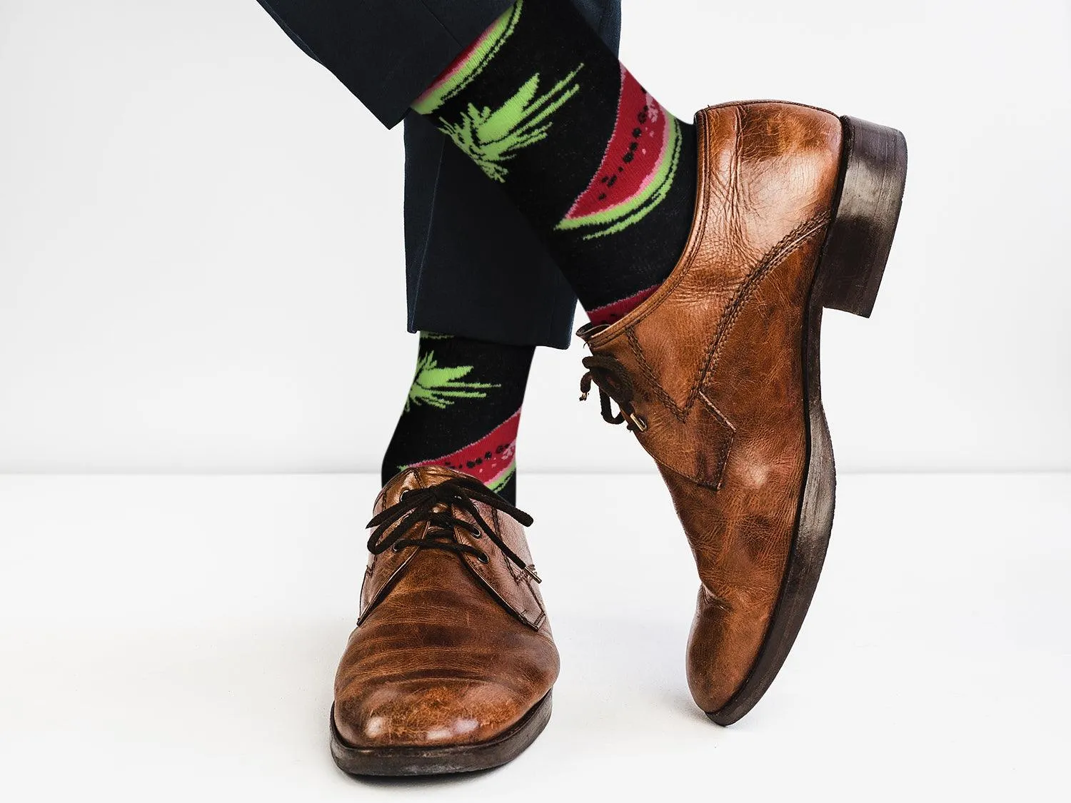 Sick Socks – Watermelon – Favorite Foods Casual Dress Socks