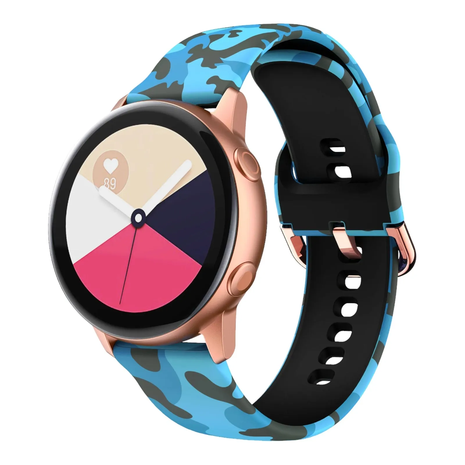 Silicone Pattern Watch Straps compatible with the Amazfit 20mm Range