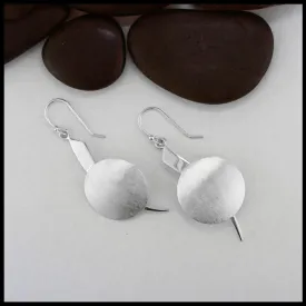 Simple Round Drop Earrings