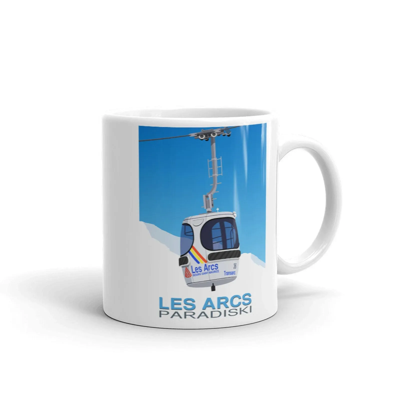 Ski and Snowboard Coffee Mugs, Ski Gift