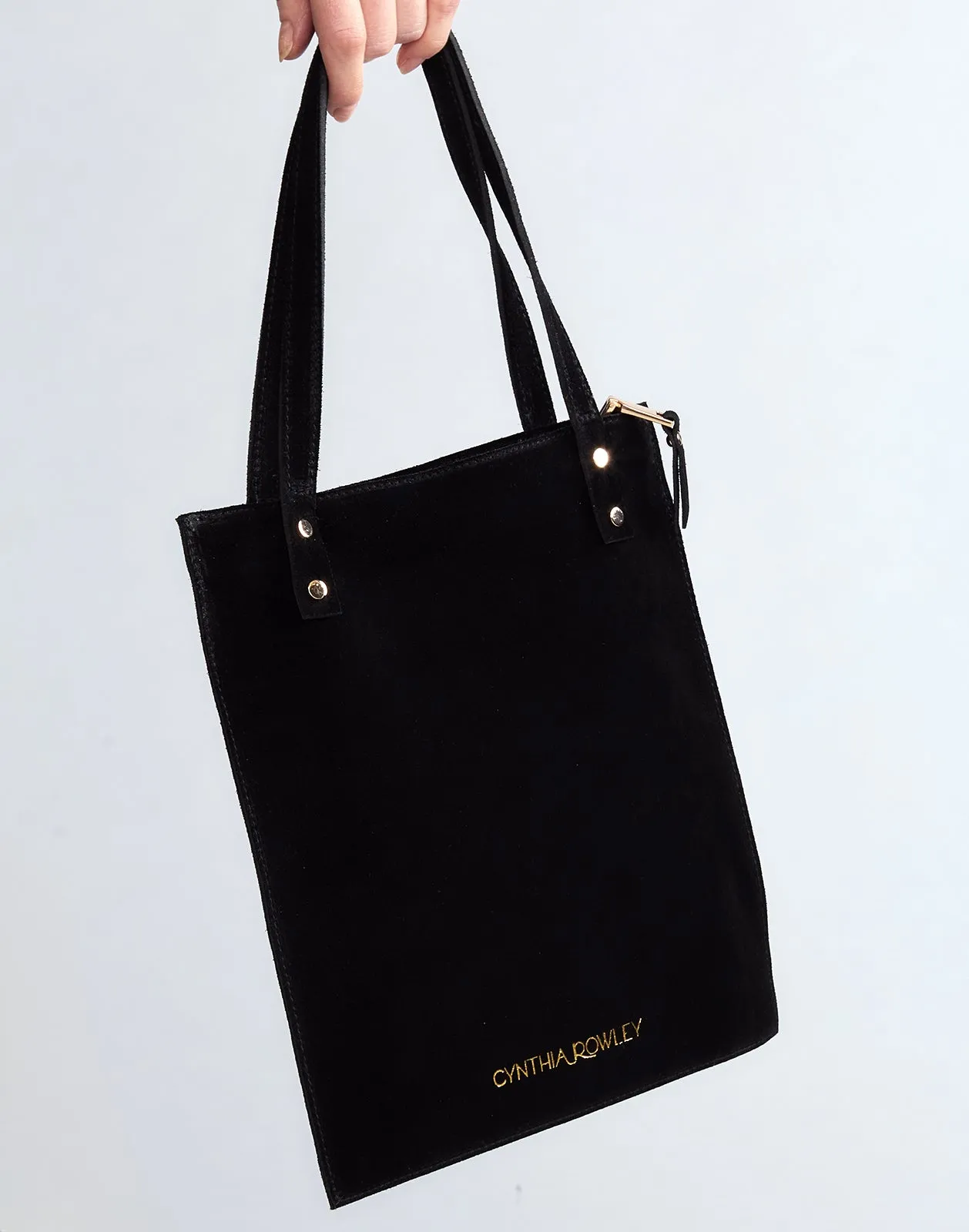 Sleek Suede Tote