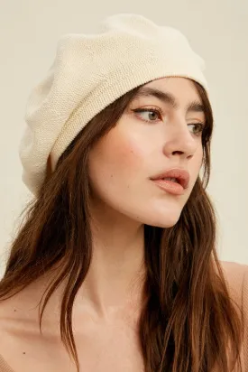 Slouchy Knit Beret