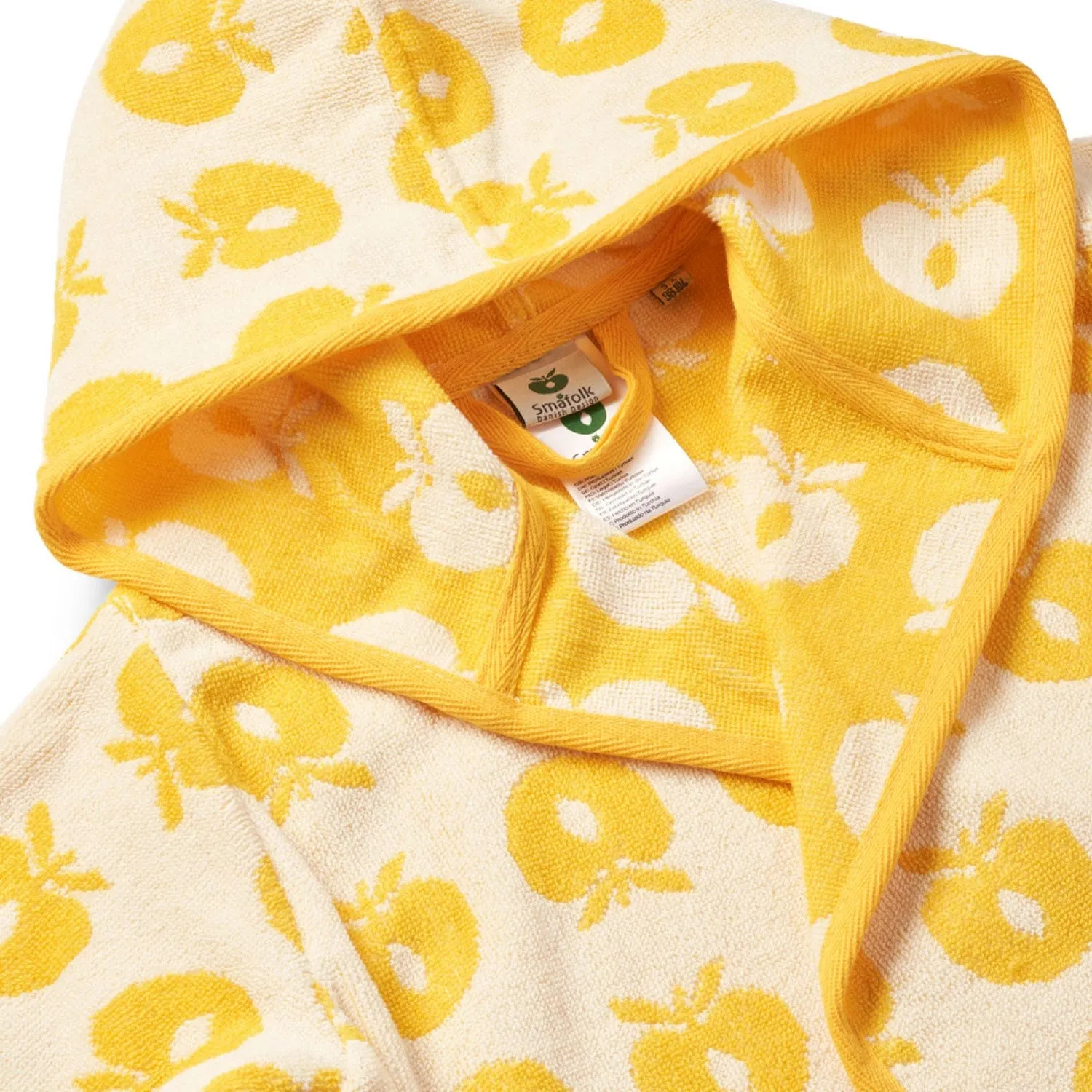 Småfolk Yellow Bathrobe Med Æbler