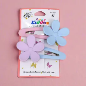 Smily kiddos Floral Hair Clip Set- 2