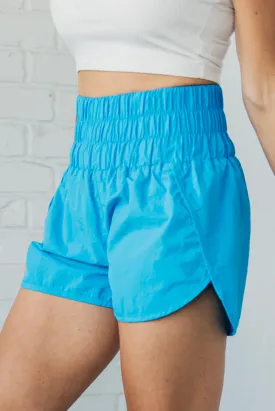 Smocked Waist Athletic Shorts