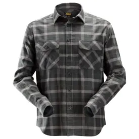 Snickers All-round Work Checked Flannel Long Sleeve Shirt