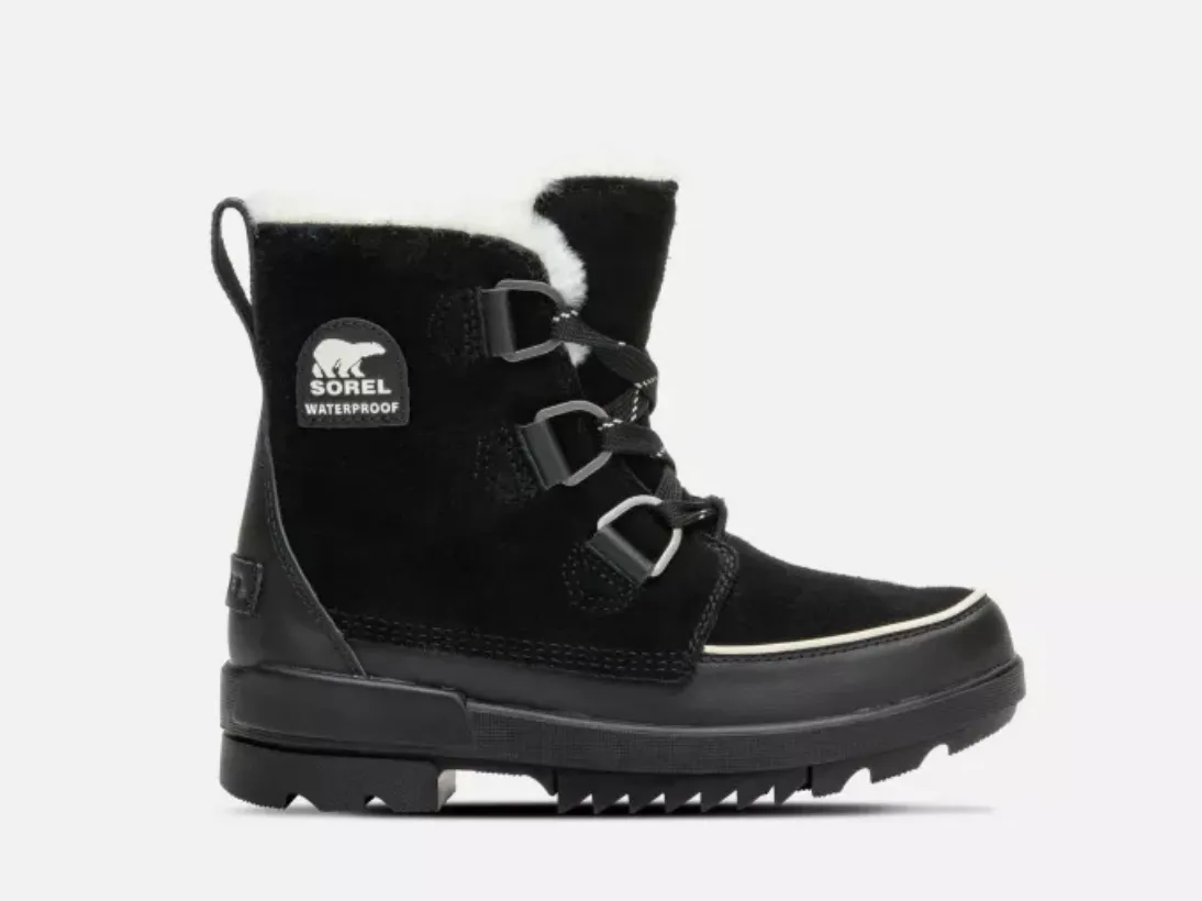 Sorel Black Torino Lace Up Ankle Boot