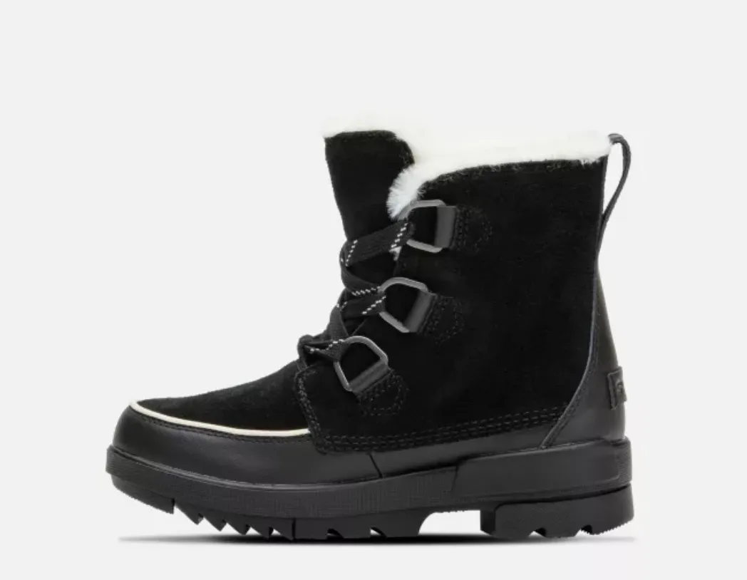 Sorel Black Torino Lace Up Ankle Boot