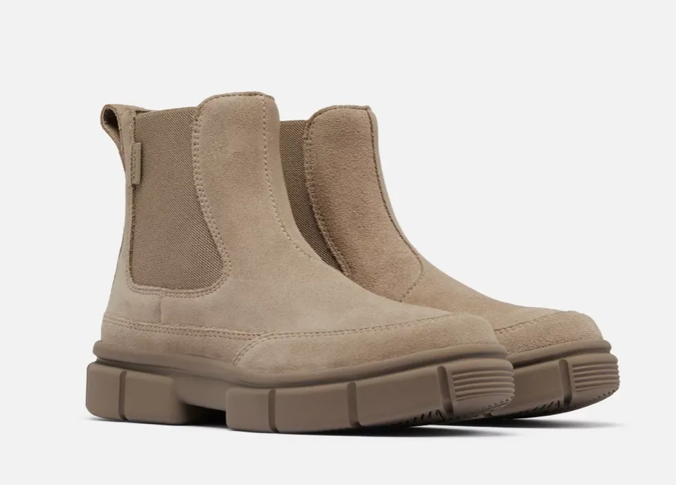 Sorel Taupe Explorer Chelsea Boot