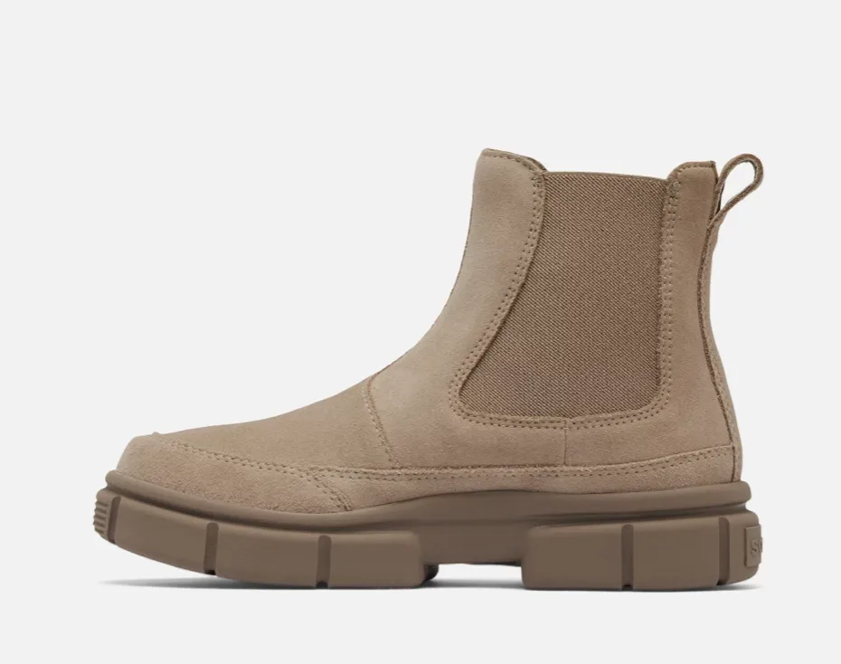 Sorel Taupe Explorer Chelsea Boot