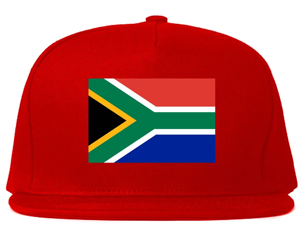 South Africa Flag Country Printed Snapback Hat Cap