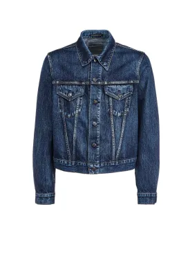 SP 14OZ MW DENIM BUTTON-DOWN JACKET