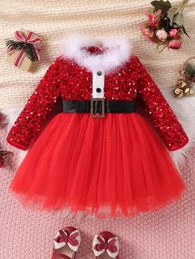 Sparkle Out Loud Sequined Christmas Dress