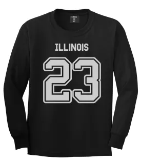 Sport Style Illinois 23 Team State Jersey Long Sleeve T-Shirt