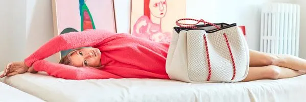 Sporty Spice Neoprene Tote // PINK SHELL