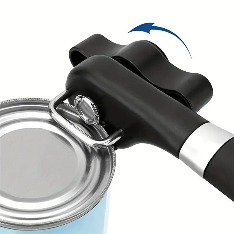 Stainless Steel Can Opener - Multifunctional Kitchen Gadget for Effortless Canning