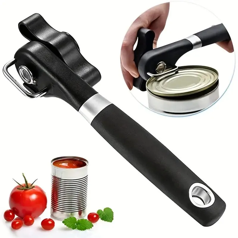 Stainless Steel Can Opener - Multifunctional Kitchen Gadget for Effortless Canning