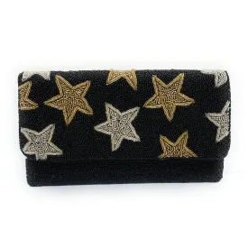 Star Beaded Clutch Purse