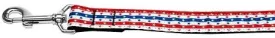 Stars in Stripes Nylon Dog Leash 6 Foot