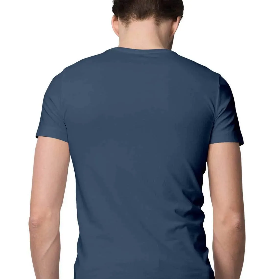 Stay Safe Round Neck T-shirt for Men