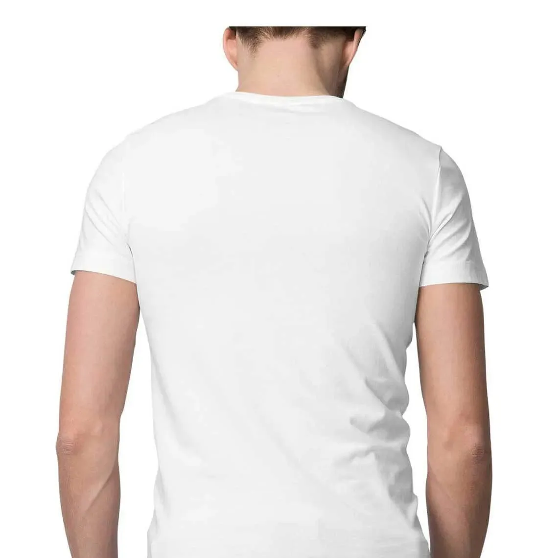 Stay Safe Round Neck T-shirt for Men