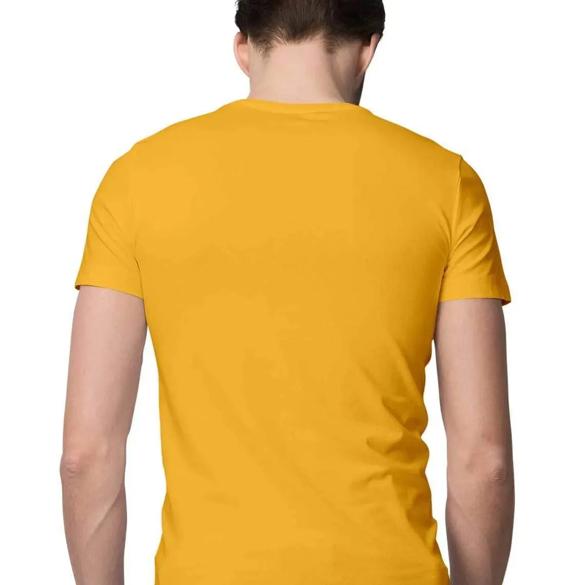 Stay Safe Round Neck T-shirt for Men