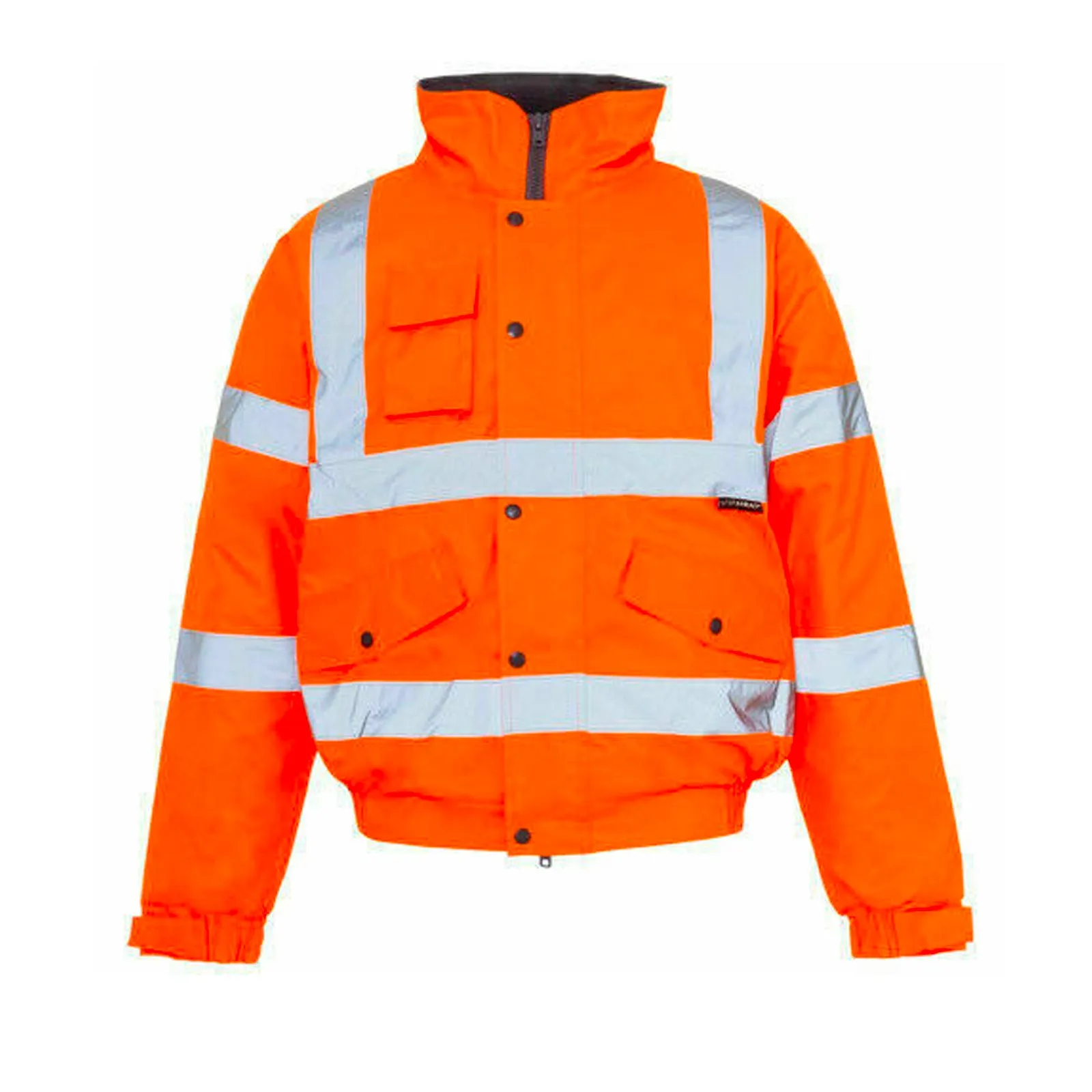 Step Ahead Hi Visibility Bomber Jacket Single Tone