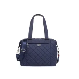 Stevie Quilt Nappy Bag - Navy