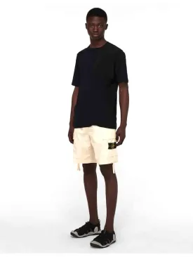 Stone Island Bermuda Cargo Shorts Ivory