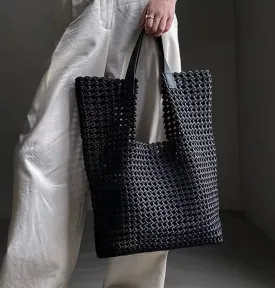 Stylish Woven Leather Bag for Women