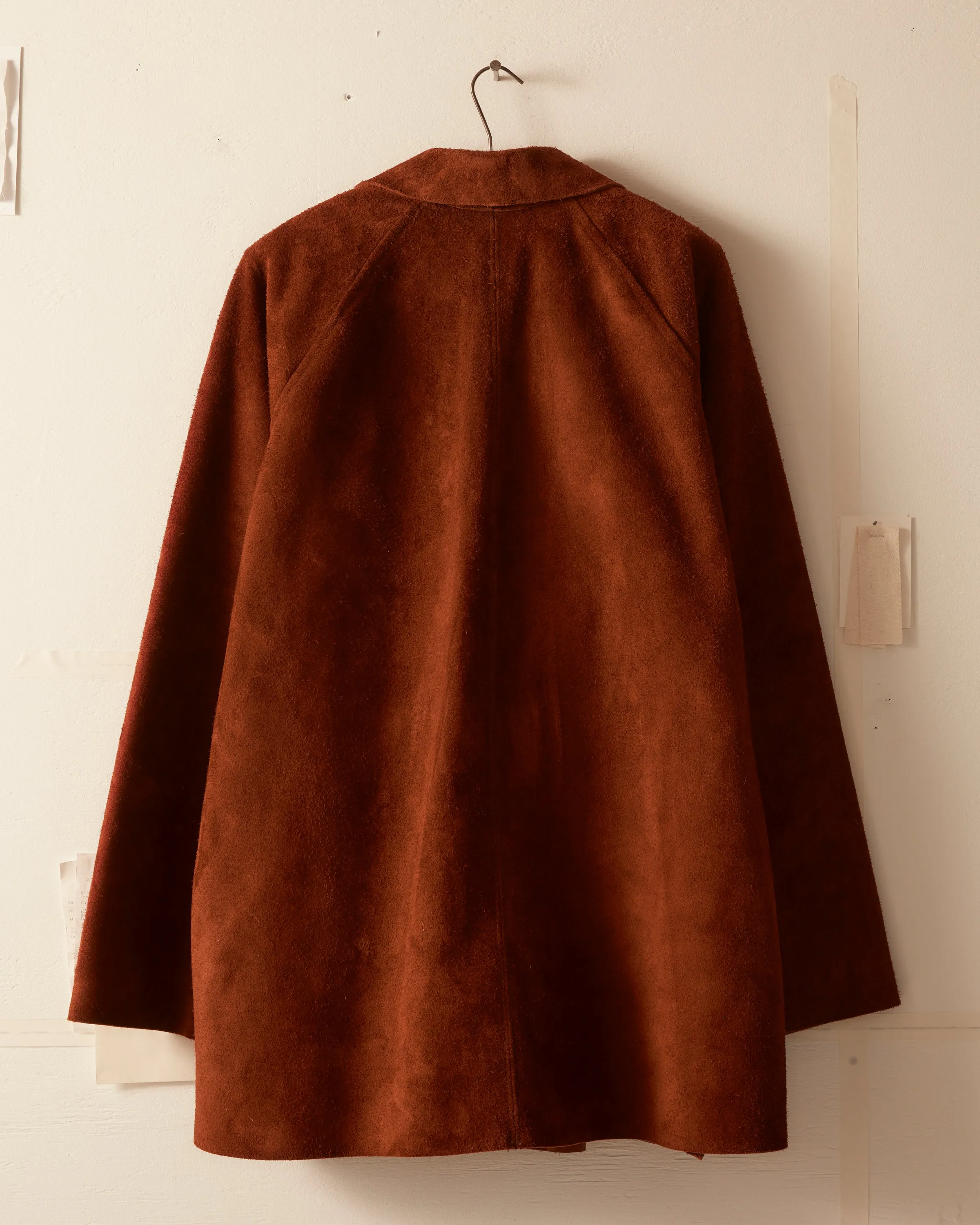 Suede Car Coat