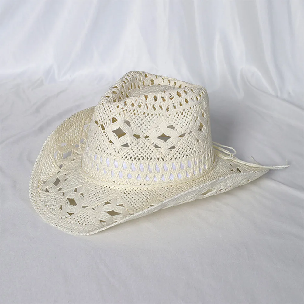 Summer Foldable Straw Hat Beach Hat Fashion Breathable Sun Hat