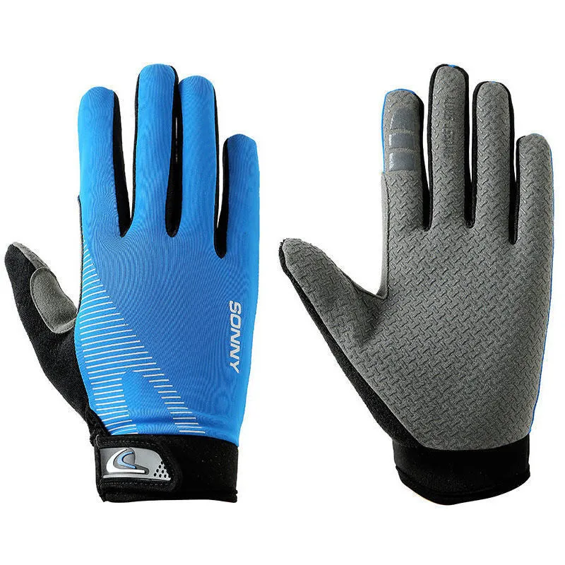 Summer Thin Breathable Cycling Sports Fitness Sun Protection Mountain Climbing Long Finger Gloves For Men And Women.