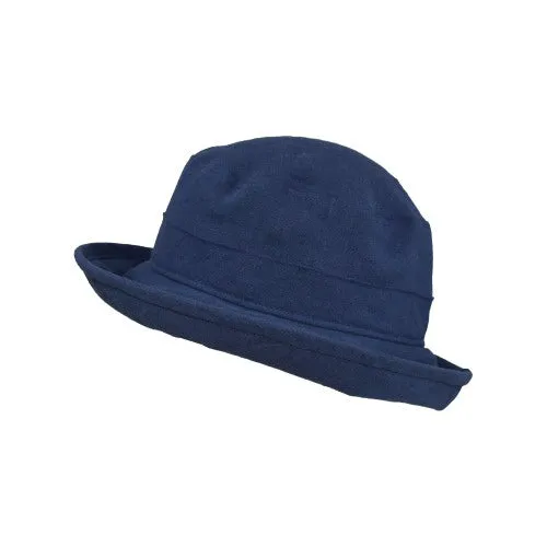 Sun Protection Bowler Hat - Summer Breeze Linen