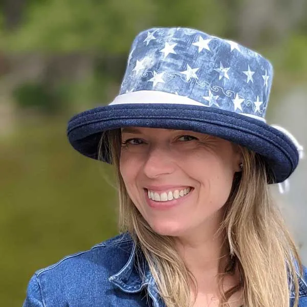 Sunblocker, our bestselling sun hat, sewing pattern and instructions, digital format