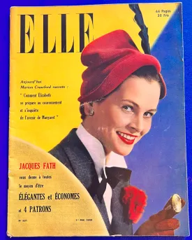 Sunny May 1950 issue of French ELLE.