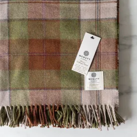 Supersoft Autumn Plaid Wool Blanket