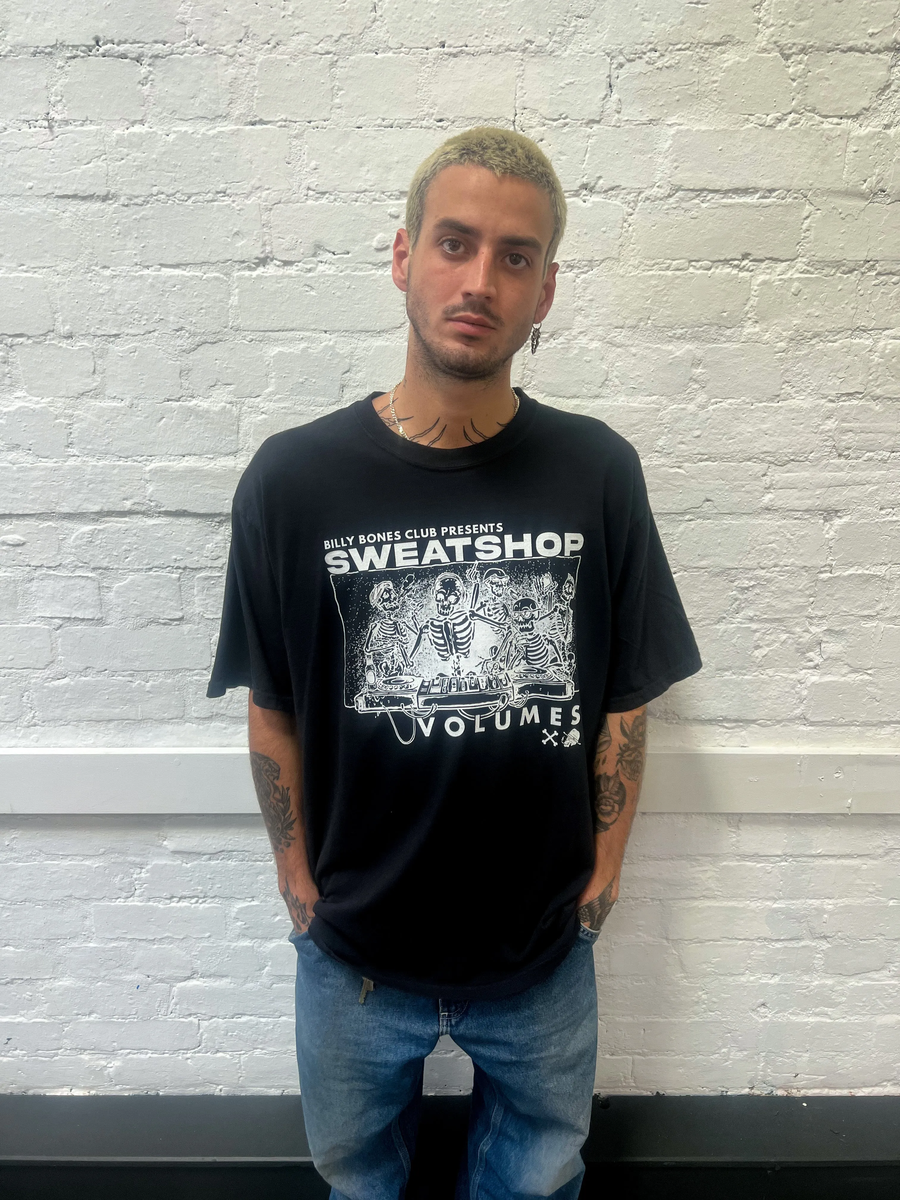 Sweat x Billy Bones Club Collab Tee - Vintage Black