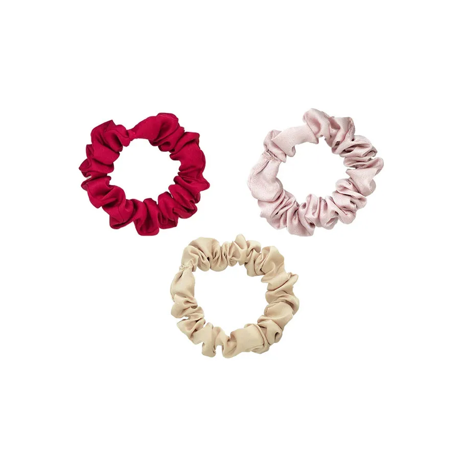 Sweet Dreams Satin Scrunchies 3-Pack