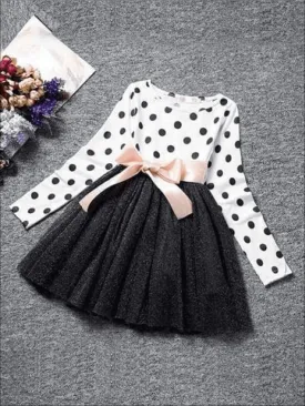 Sweet Shimmer Polka Dot Tutu Dress