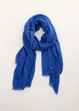 SYNTHIA SOFT SCARF - COBALT