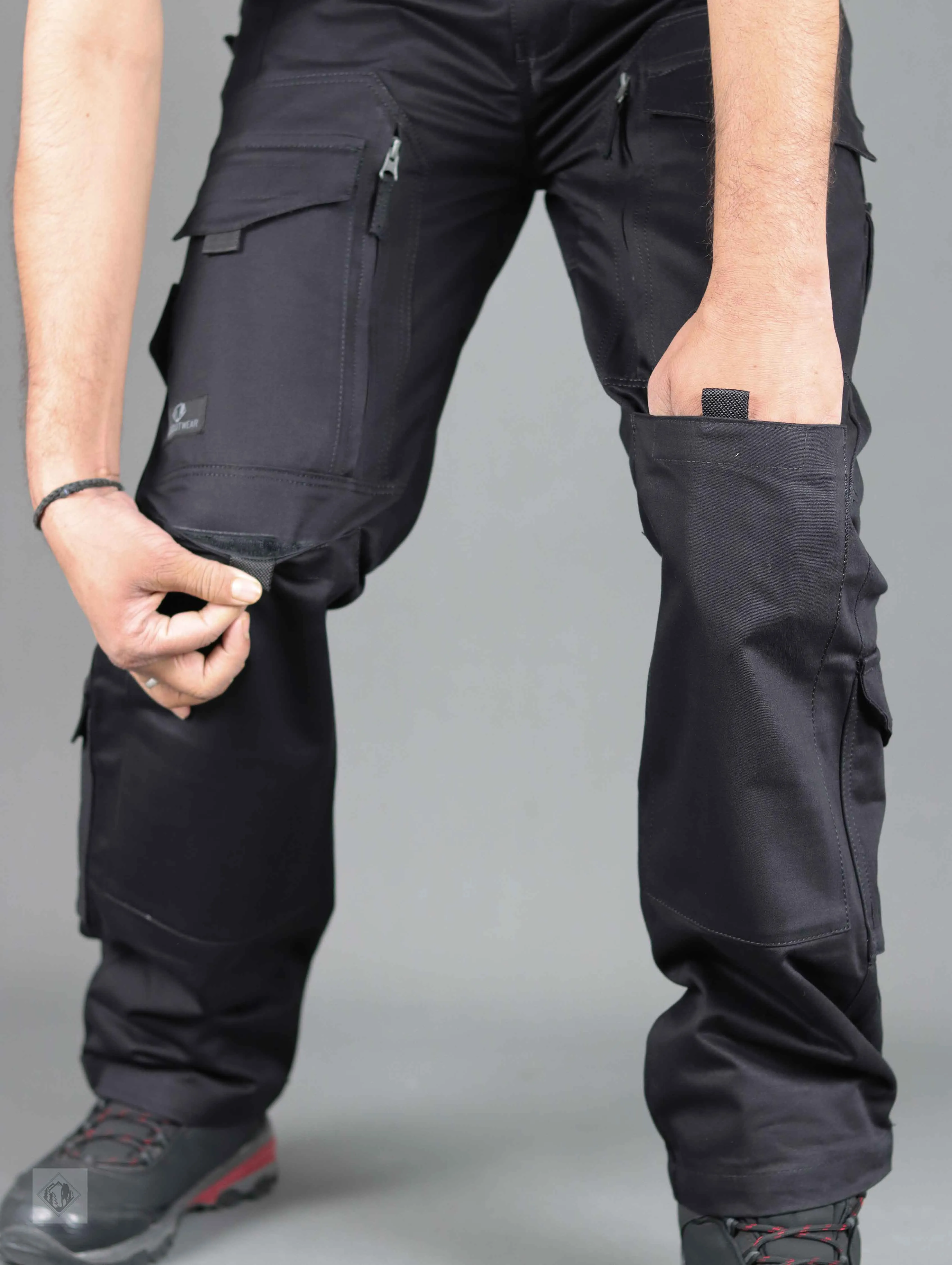 Tactical cargo adjustable waist bottom 15 spacious pockets - style -45